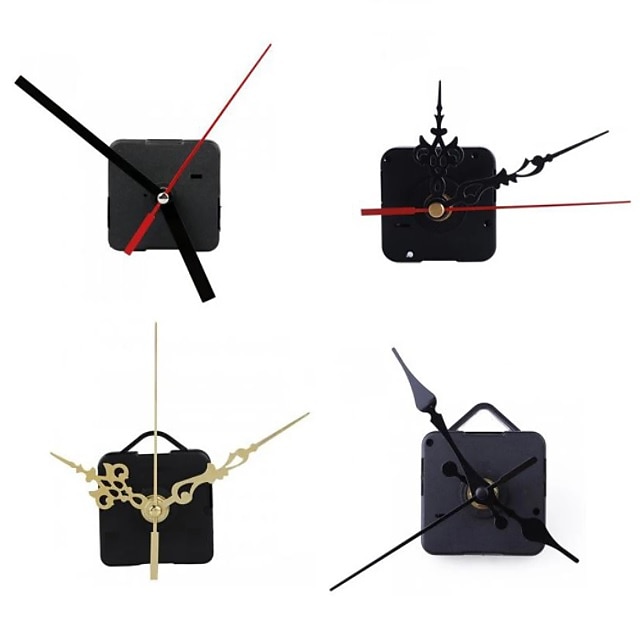  Mecanismo de reloj, kit de bricolaje, mecanismo para piezas de reloj, reloj de pared, hora de cuarzo, minuto, movimiento de reloj de cuarzo