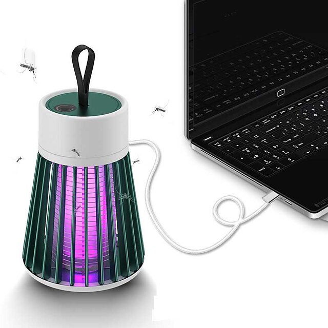  design myggdrepende lampe bug zapper repellent usb oppladbar utendørs