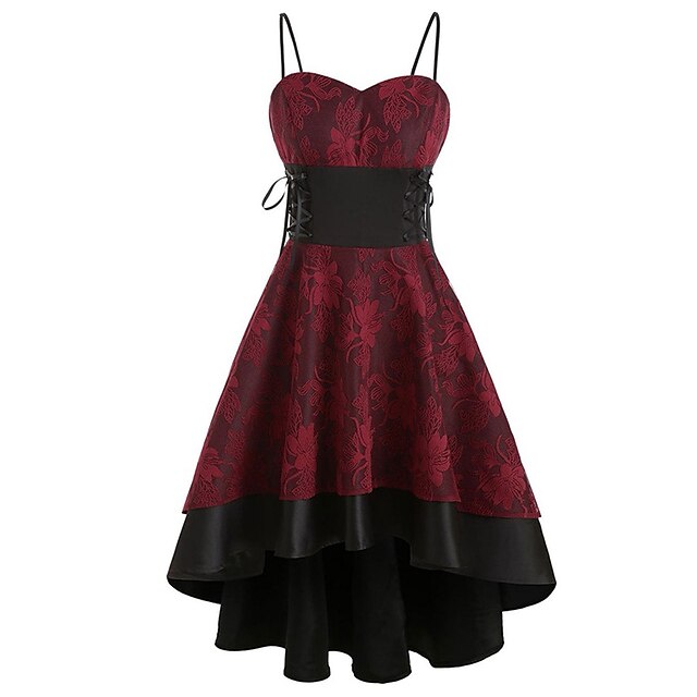  Punk Lolita Gothic Prom Dress Cocktail Dress Vintage Dress Party Dress Party Prom Knee Length Lisa Women's Lace Homecoming Cocktail Party Date Dress