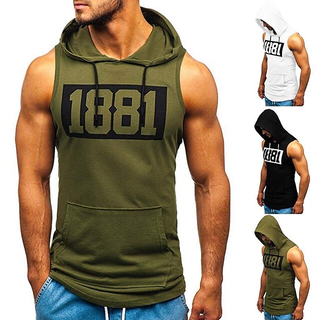  ärmelloses Fitness-Tank-Top-Bodybuilding-Sporttrockenshirt für Herren