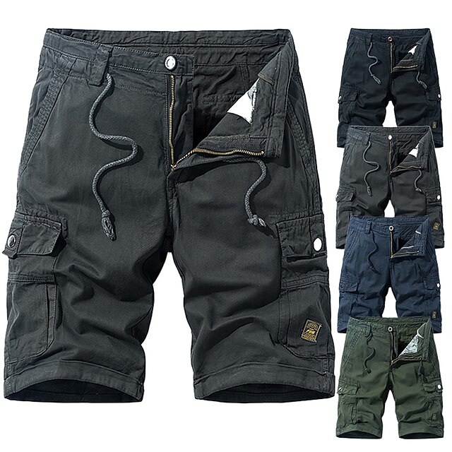  Hombre Pantalones cortos de senderismo Pantalones cortos cargo de senderismo Militar Verano Al aire libre 10