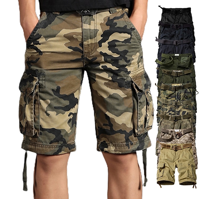 Herre Shorts med lommer Taktiske shorts camouflage Militær Sommer Udendørs 10