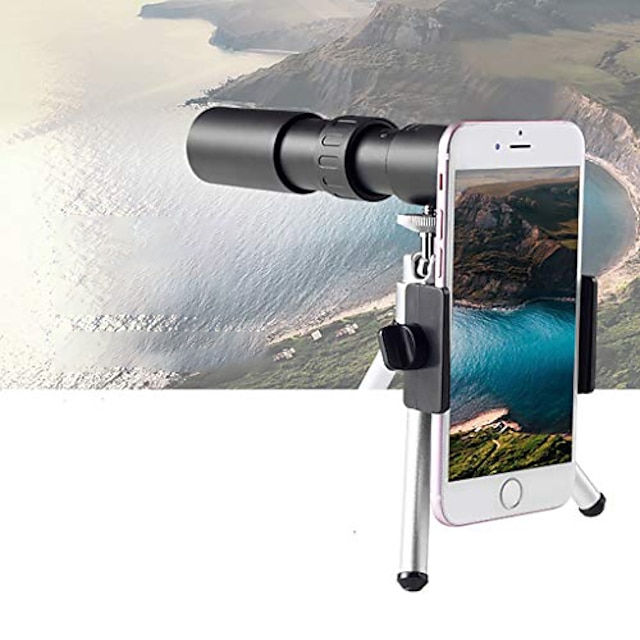  10-300 X 40 mm Monocular Telescópios Portátil Impermeável Muito limpo Baixa visão noturna BAK4 Acampar e Caminhar Caça Pesca Liga de alumínio