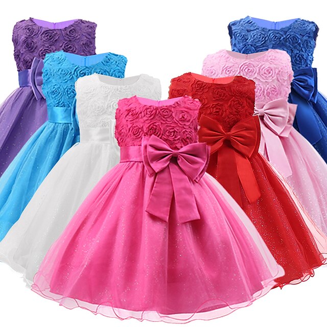  Toddler Girls' Layered Tulle Princess Dress