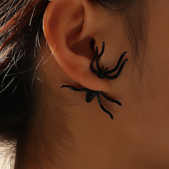  ez3800 naizhu europe et états-unis halloween parodie boucles d'oreilles araignée exagérées boucles d'oreilles personnalité du parti féminin boucles d'oreilles alternatives