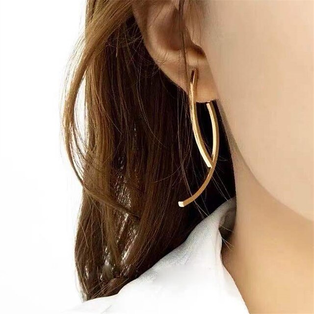  1 Paar Tropfen-Ohrringe Ohrring Damen Partyabend Geschenk Abiball Aleación / Gestlyte Ohrringe Vorne Hinten