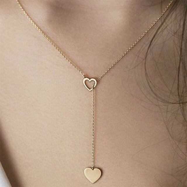  Women's Pendant Necklace Necklace Classic Heart Artistic Simple Modern European Alloy Gold 48-54 cm Necklace Jewelry 1pc For Anniversary Engagement Birthday Party Beach Festival