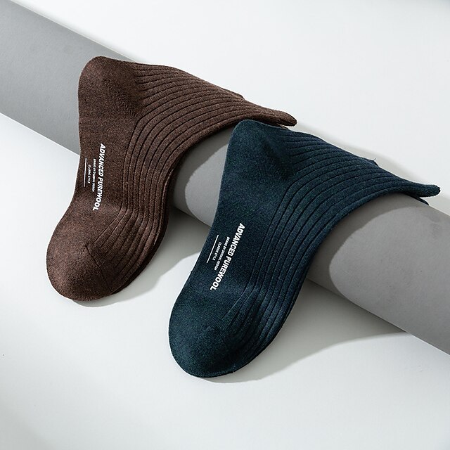  Modisch Komfort Herren Socken Einfarbig Strümpfe Socken Warm Geschäft Grün 1 Paar