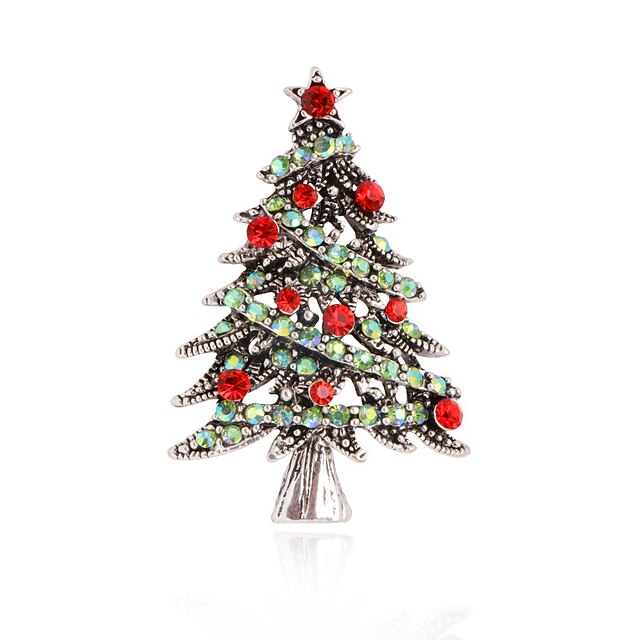  Women's Christmas Party Street Red Green Christmas Tree Hat / Fall / Winter / Unisex / Alloy