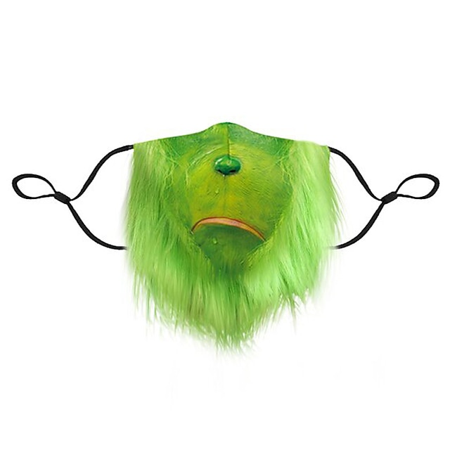  Grinch Face Mask Teen Men's Christmas Costume Party Christmas Mask / Women's