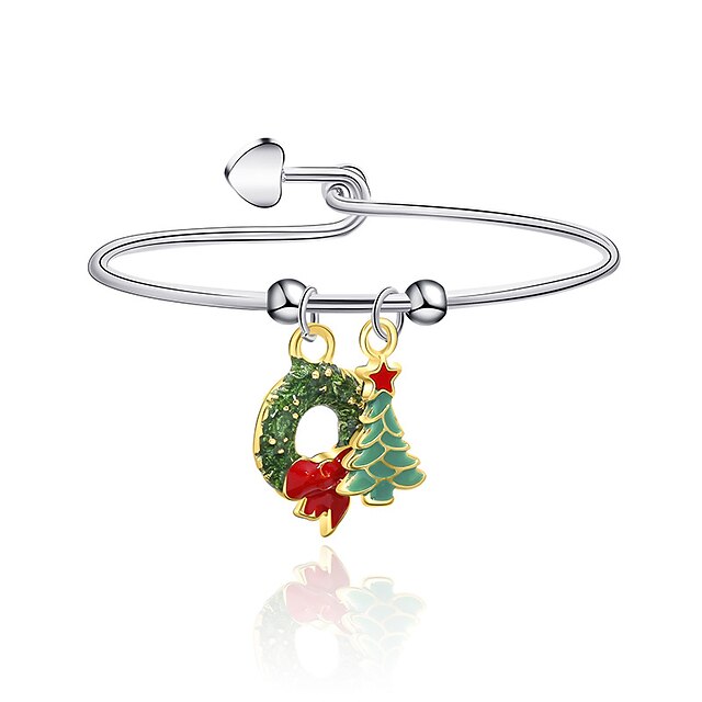  Women's Bangle Christmas Chic & Modern Christmas party supplies Deer / White / Red / Green / Fall / Winter