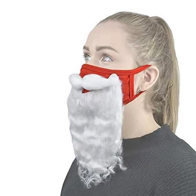  Per donna Maschera 3D Cotone Babbo Natale NataleMask / Autunno / Inverno