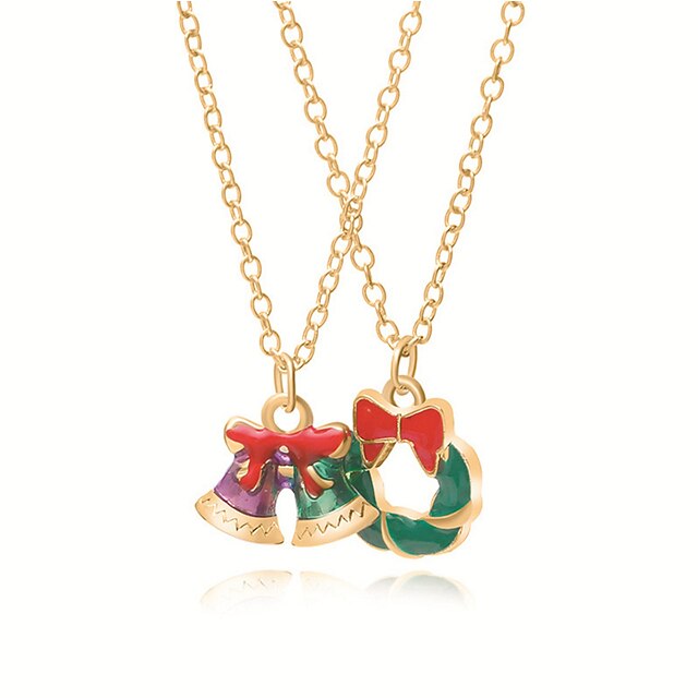  Women's necklace Christmas Chic & Modern Necklaces Ribbon bow / Green / Fall / Winter / Spring / Summer