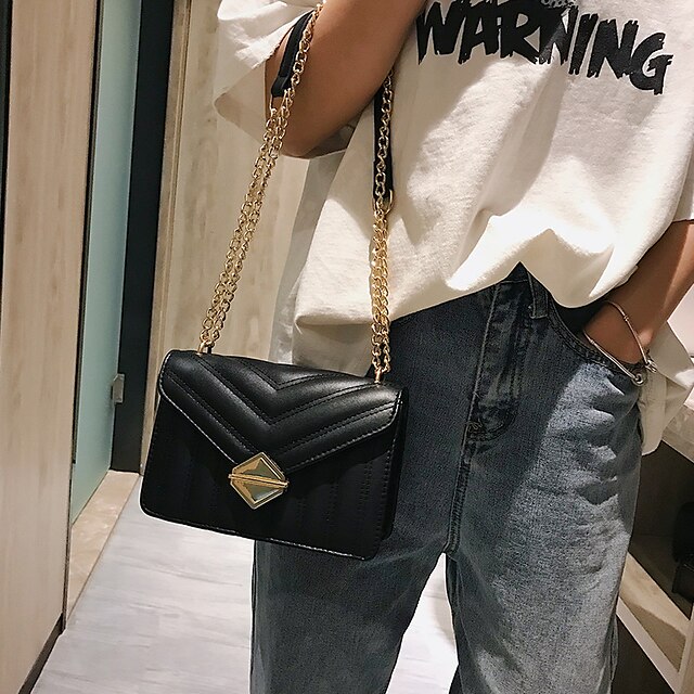  2021 nouveau sac coréen à la mode sac à chaîne tendance femme petit sac diagonal à une épaule de style parfumé sac femme tout-match petit sac carré