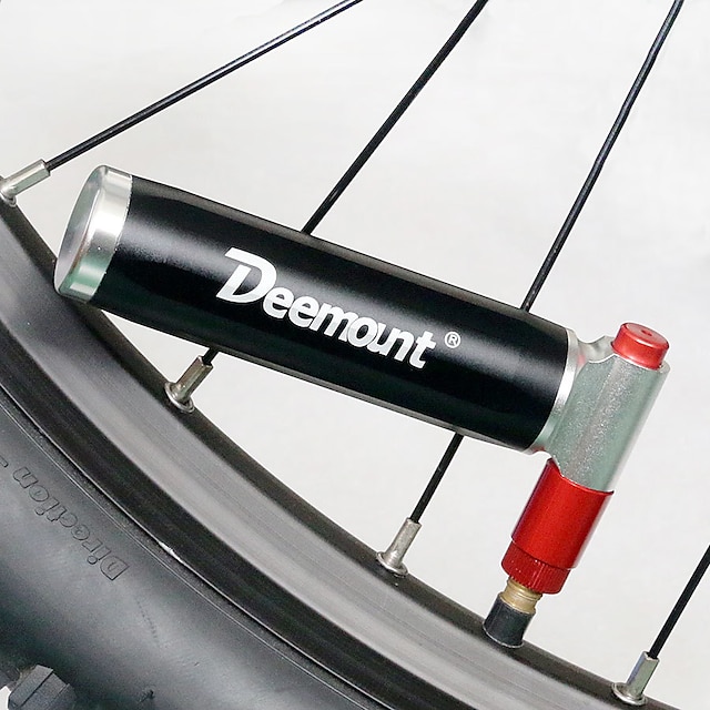  CO2 Mini bomba de bicicleta Portátil Para Ciclismo Liga de alumínio Preto Vermelho Azul