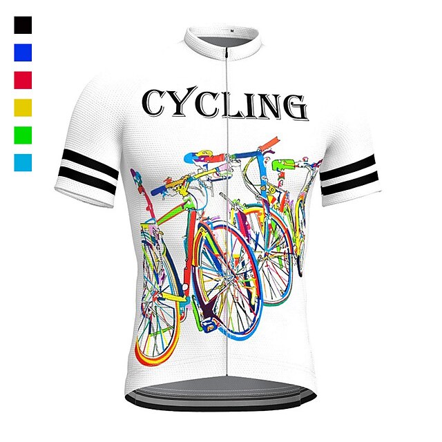 21Grams Men's Graphic Cycling Jersey Quick Dry Polyester