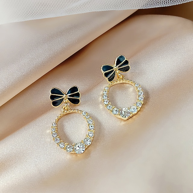  1 Pair Stud Earrings Women's Wedding Sport Engagement Classic Alloy Fashion