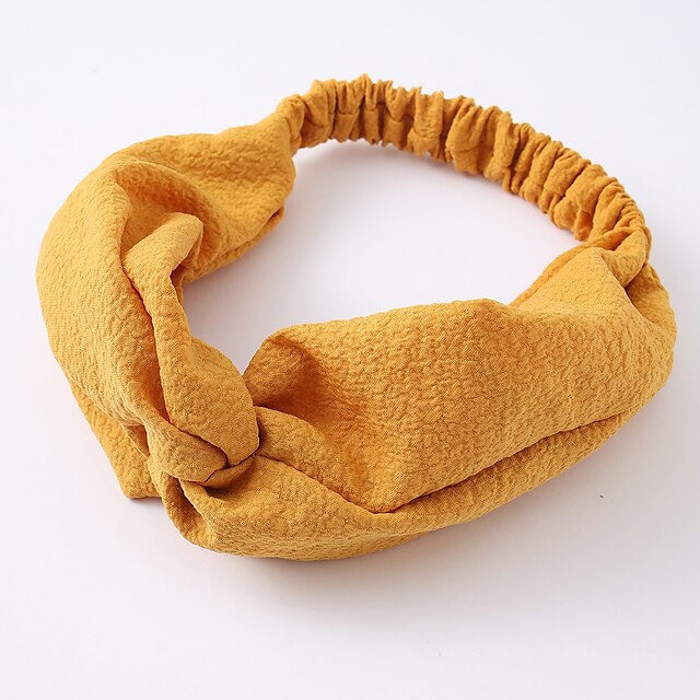  1 Stück Damen Haarband Stirnbänder Für Täglich Festtage Outdoor Retro Weinlese-Thema Stoff Grau Gelb