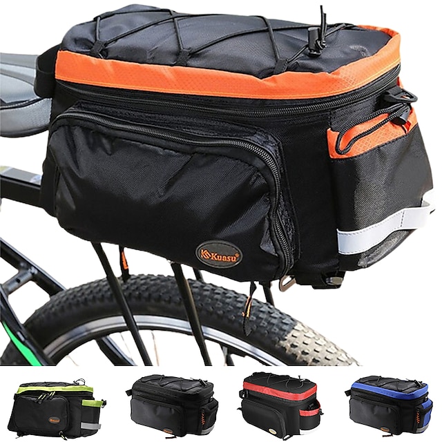 10 L Bike Panniers Bag Rain Cover Waterproof Lightweight Shock Absorption Bike Bag Terylene Nylon Bicycle Bag Cycle Bag