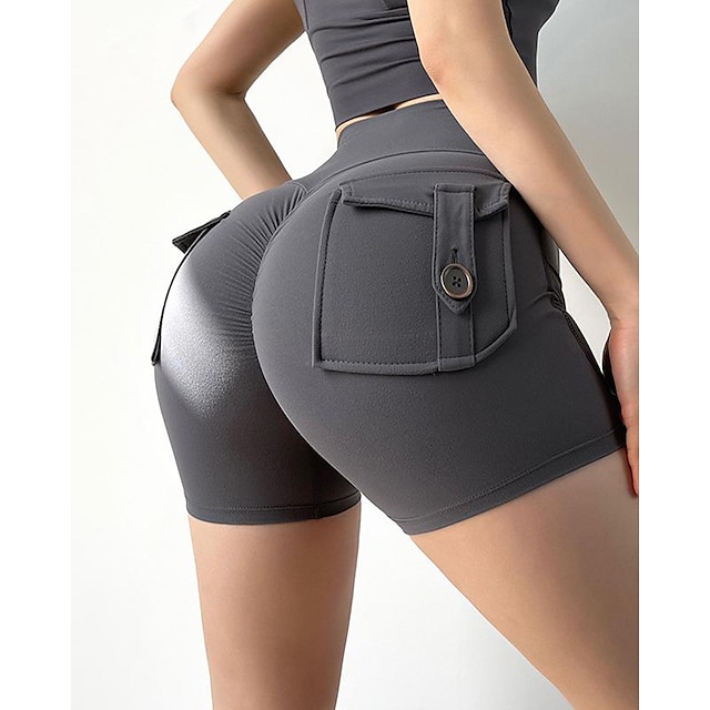  Elegant Women's Gym Shorts with Phone Pocket