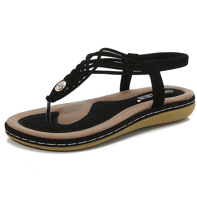 Damen Sandalen Outdoor T Glich Strand Boho Bergr Ssen Seil Sandalen