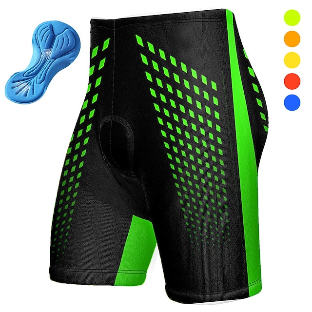 Short De VTT Homme Wulibike - Rembourré - Léger Respirant - Taille 38 - 9 Pouces - Nylon/spandex - Poche