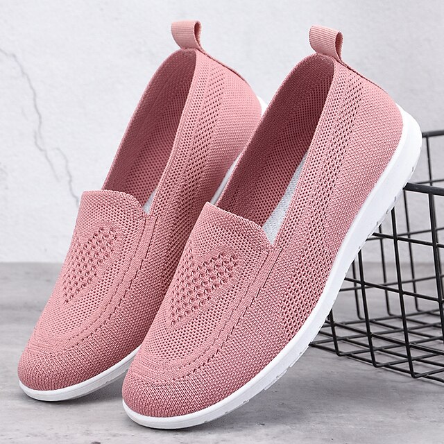  Loafer Slip Ons Women's Flyknit Minimalist Comfort Shoes