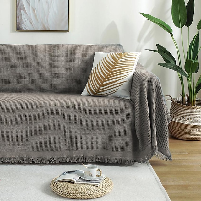  capa de sofá capa de sofá capa de sofá de cor sólida capa de sofá capa protetora de sofá lavável para poltrona / namoradeira / 3 lugares / 4 lugares / sofá em forma de l capas contemporâneas de