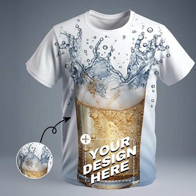 Per uomo maglietta Magliette Rotonda Pop art Stampa personalizzata Stampa 3D Informale Giornaliero Stampa 3D Manica corta Abbigliamento Di tendenza Fantastico Originale Comodo