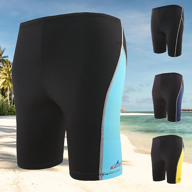  Bluedive Homens Bermuda de Mergulho 1,8 mm Fibra Sintética Neoprene Calças Térmico / Quente Secagem Rápida Natação Mergulho Surfe Retalhos / Roupa Esportiva