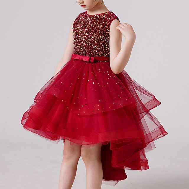  Sequin Princess Dress for Girls 4-13 Years