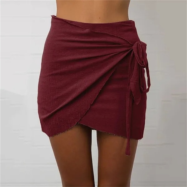  Women's Casual Mini Skirt