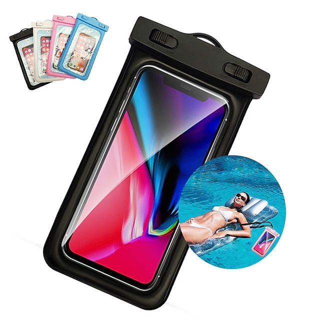  Cell Phone Bag Waterproof Dry Bag for iPhone X iPhone XR iPhone XS Lightweight 6.5 inch PVC(PolyVinyl Chloride) 30 m / iPhone XS Max