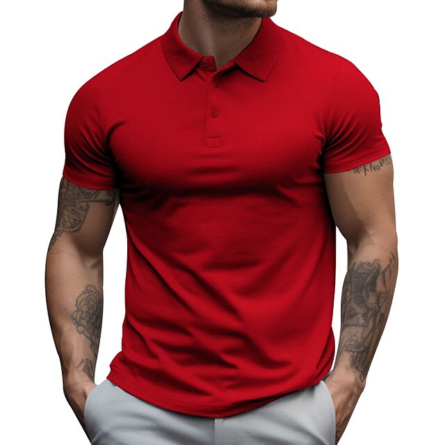  Men's Casual Holiday Polo Shirt in Various Colors