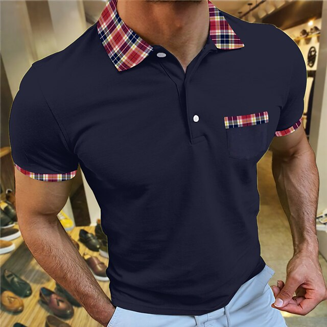  Men's Casual Button Up Polo Golf Shirts
