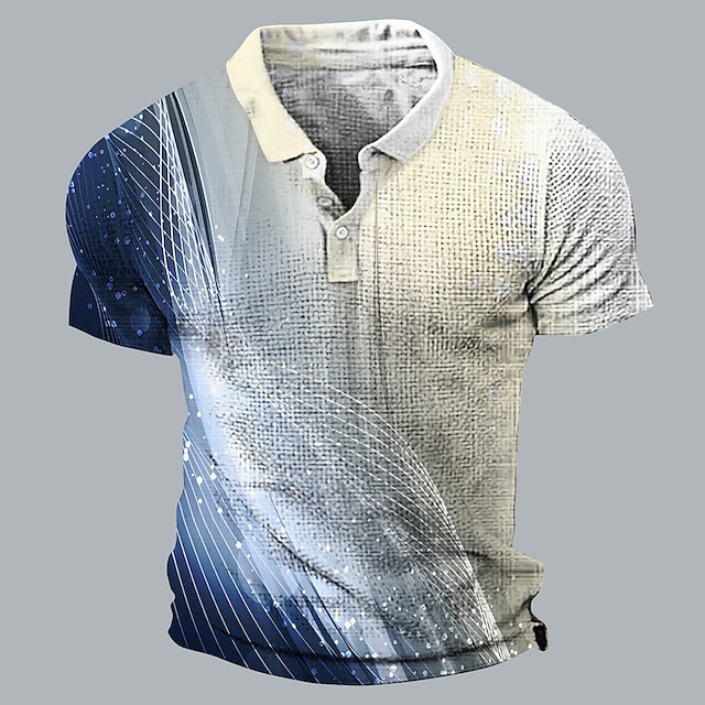  Men's Golf Shirt for Outdoor Graphic Prints
