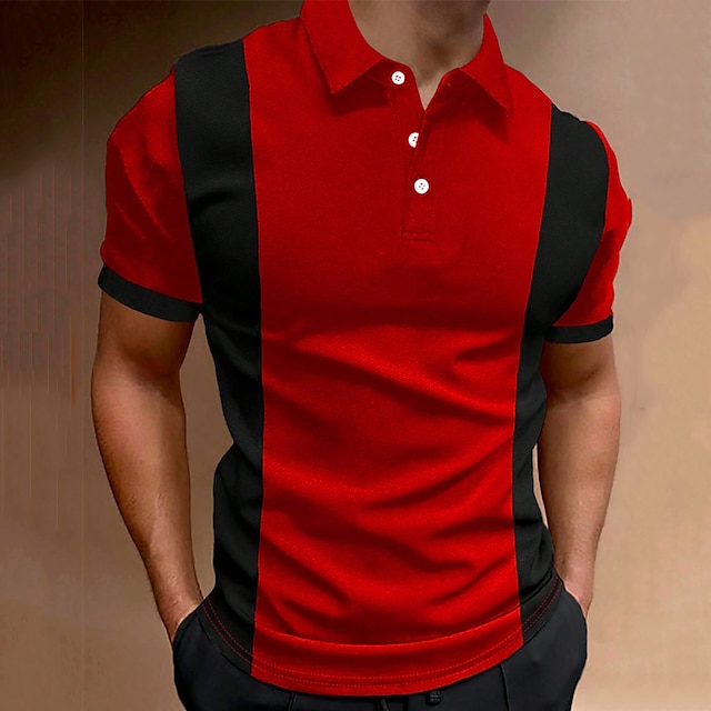  Men's Casual Summer Button Up Polo Shirts