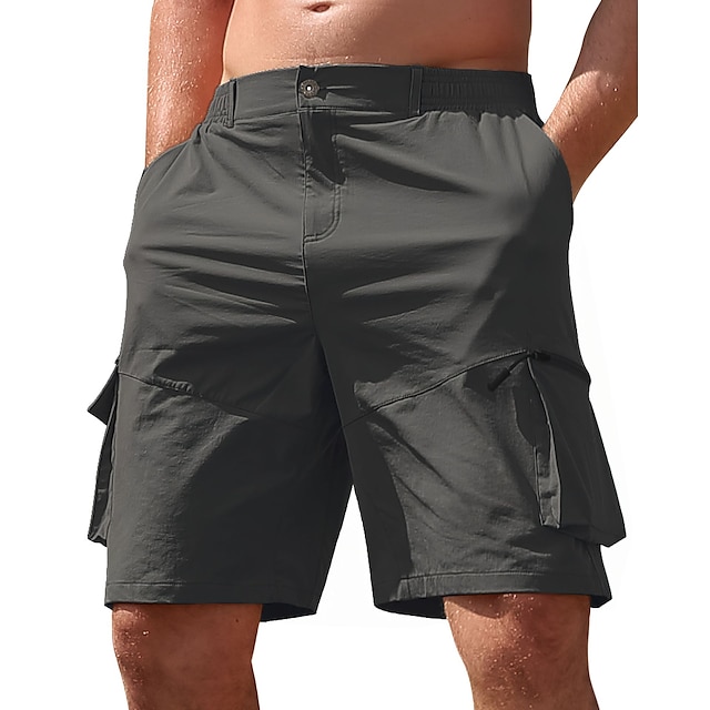  Men's Tactical Cargo Shorts Breathable Quick Dry Ripstop Multi Pockets Shorts