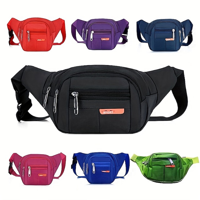  Lightweight Adjustable Waist Bag for Outdoors