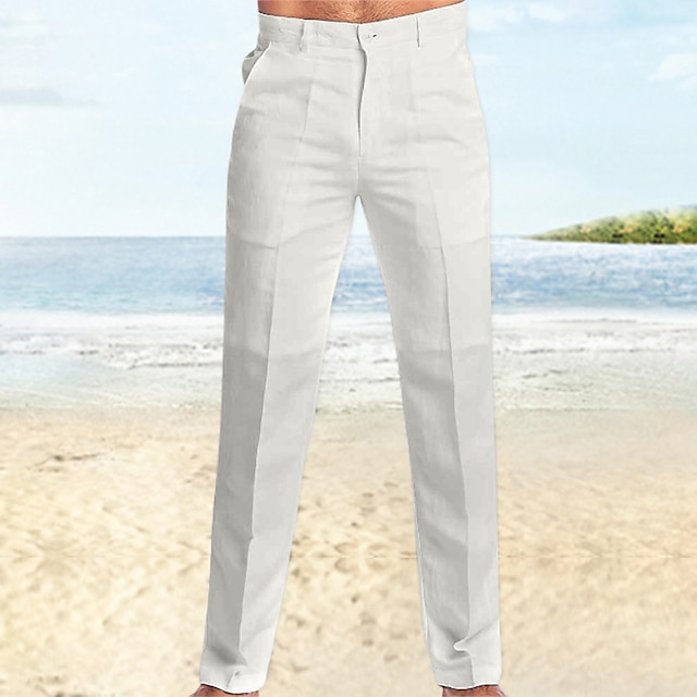  Stylish Men's Linen Cotton Summer Trousers