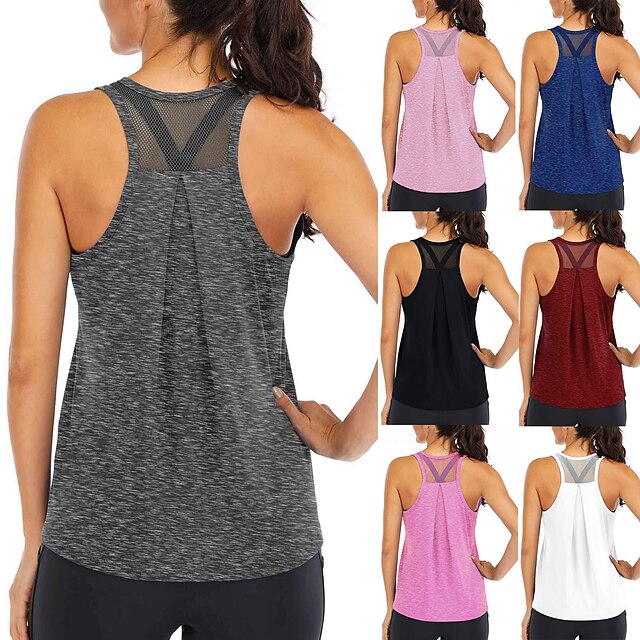 Women's Breathable Yoga Top with High-Elasticity