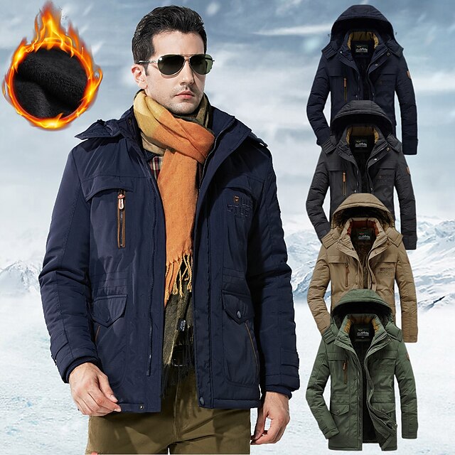  Men's Outdoor Military Style Winter Parka