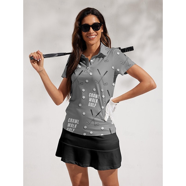  Sun Protection Matching Golf Polo Shirt
