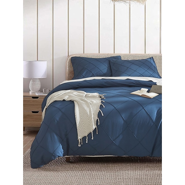  Boho Textured Jacquard Duvet Cover Set