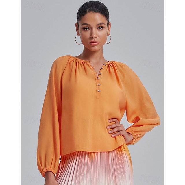  Voluminous Sleeve Top