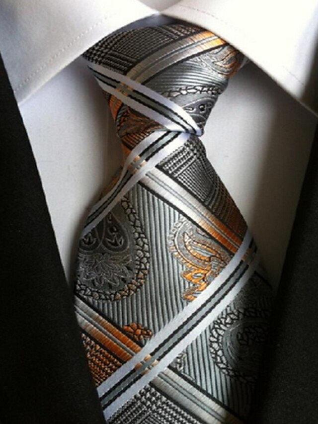  Homme Travail / basique / Soirée Cravate - Imprimé, Cachemire