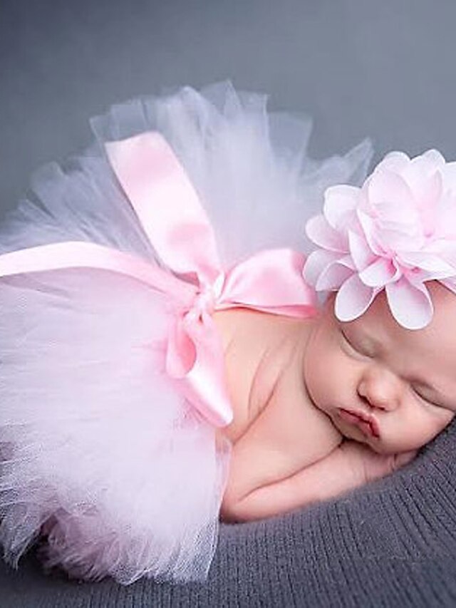  Baby Girls' Basic / Sweet Polka Dot Floral Style / Bow Acrylic Hair Accessories Purple / Blushing Pink / Gray One-Size / Headbands / Bandanas