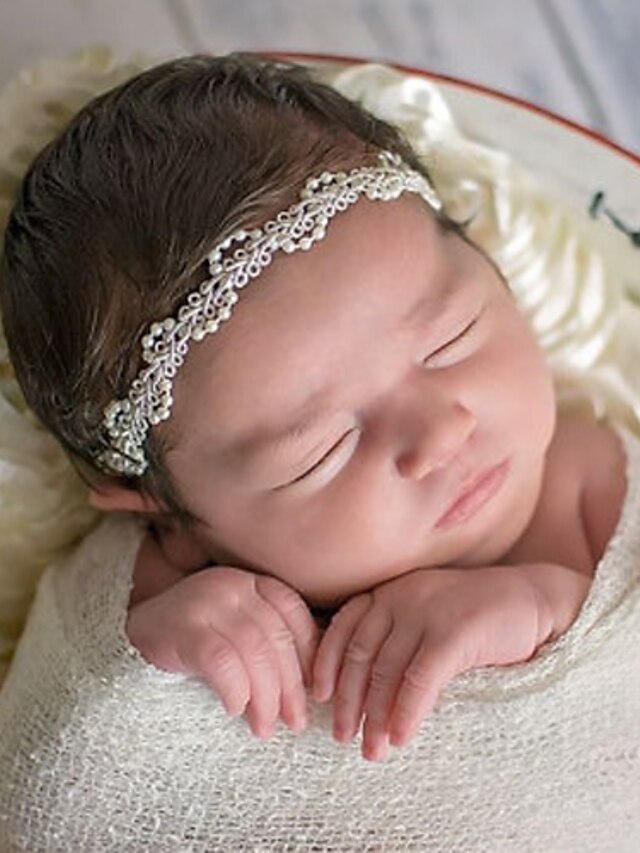  Baby Unisex Grundlegend / Süß Solide Blumig Acryl Haarzubehör Beige Einheitsgröße / Stirnbänder