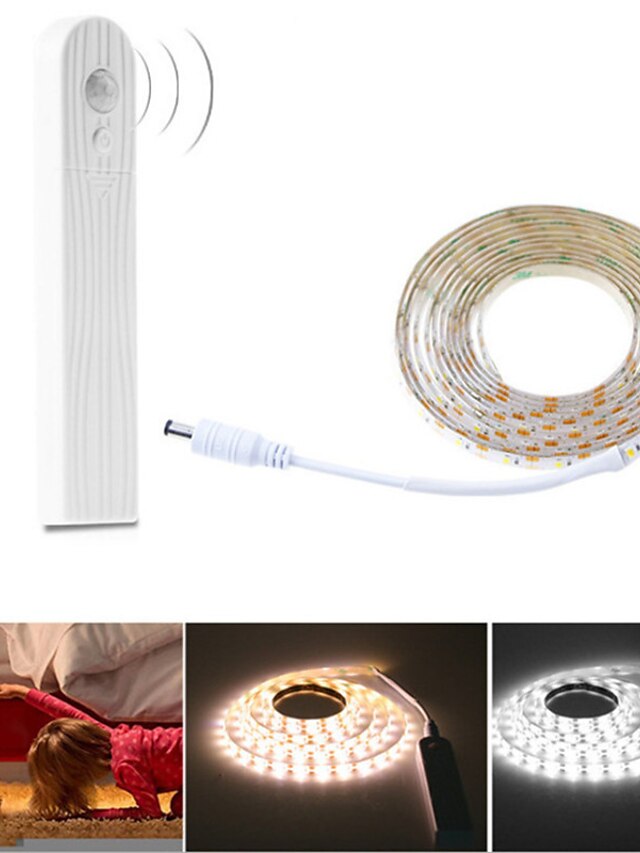  1 pc 1.5 W 1320 lm 60 Perles LED Capteur de mouvement Eclairage pour Armoire Lampes d'Armoire LED Blanc Chaud Blanc Froid 5 V Maison / Bureau Chambre des Enfants Chambre