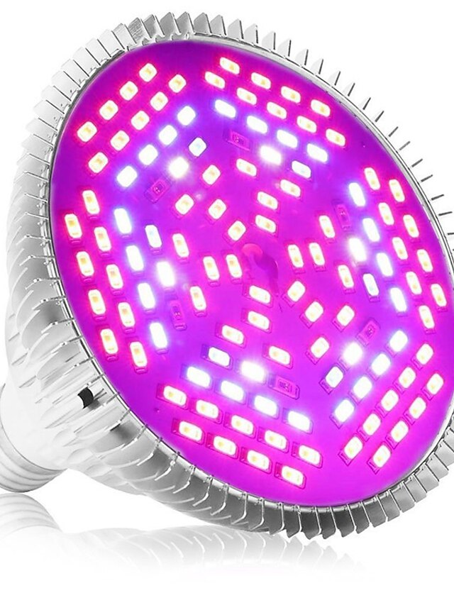  1pc 80 W 4000-5000 lm 120 LED perler Fullt Spektrum For drivhushydroponisk Voksende lysarmatur Hvit Rød Blå 85-265 V Vegetabilsk drivhus